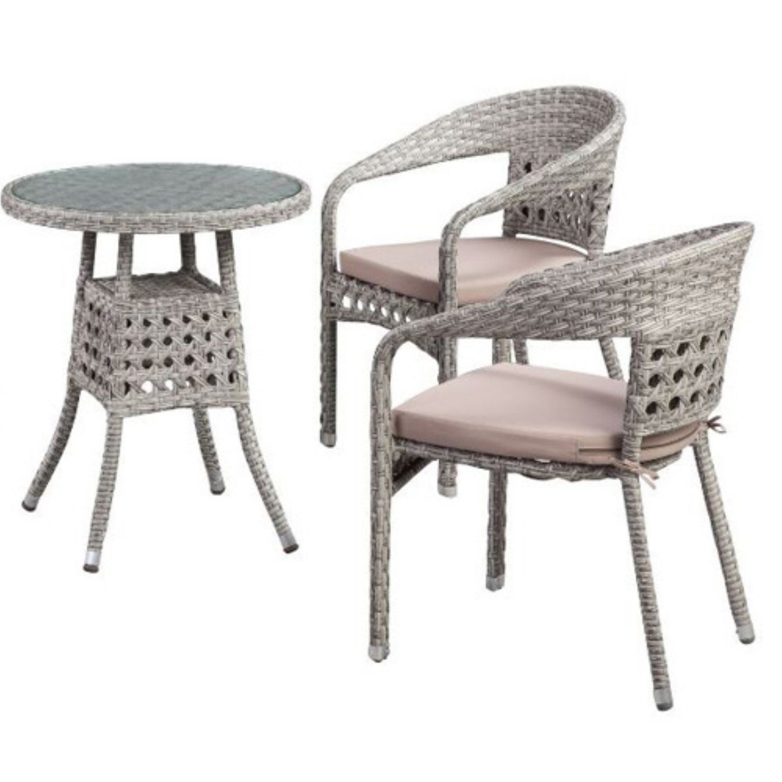 Boraam Carmen 3-Piece Outdoor Bistro Set | Walmart (US)