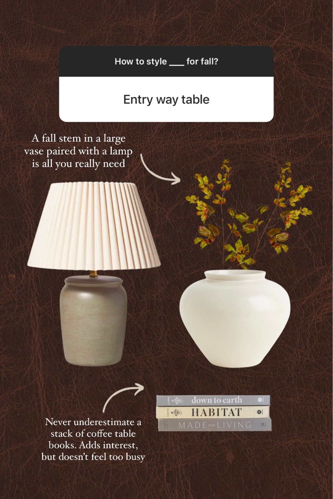 Sharing how to style an entry table for fall!!

#LTKStyleTip #LTKHome #LTKSeasonal