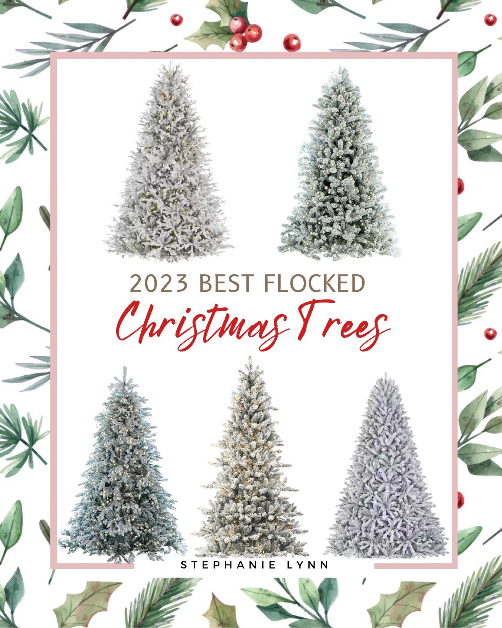 2023 best flocked Christmas trees! Walmart has the best inexpensive tree! Home Depot has some with the best lights and best quality! 

#LTKhome #LTKSeasonal #LTKHoliday