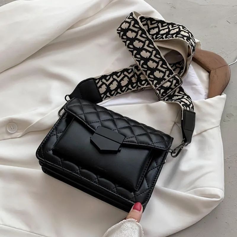 HBP Fashion Handbags Women Bag Wide Shoulder Strap Crossbody Bags Chain Rhombus PU Leather Spring... | DHGate