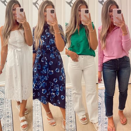 The best Walmart finds for spring and summer! ON TREND and AFFORDABLE!! Size smalls and 2 in everything! If in between on denim go down in these - great stretch! // 

#walmartpartner #walmartfashion @walmartfashion 


#LTKstyletip #LTKfindsunder50