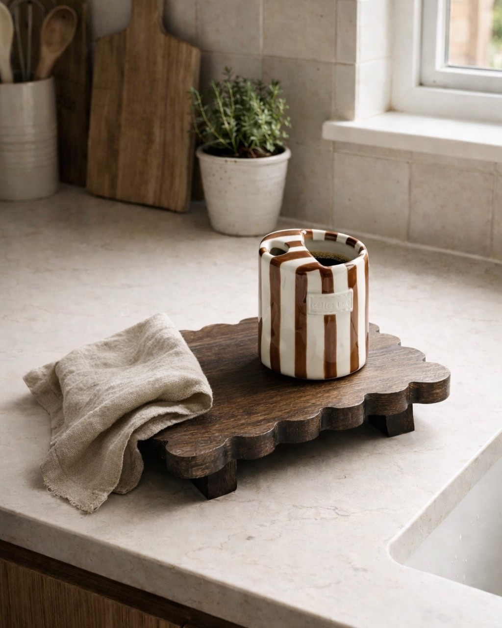 Amazon Scalloped Wood Riser + Striped Coffee Mug (The Cutest Kitchen Combo)

How cute is this scalloped riser and coffee mug from Amazon?! Seriously every kitchen needs one 🤍 It’s one of those little styling pieces that instantly makes your countertop feel elevated without trying too hard. The warm wood tone paired with that striped mug is such a pretty, cozy combo.

Perfect for your morning coffee setup, next to the sink, or as a simple styled moment on your countertop—this is one of those finds you’ll use every single day. And the scalloped detail?! So good.

#coffeemug #kitchenfinds #amazonhome #countertopdecor #wooddecor #amazonhome

#LTKHome #LTKSaleAlert
