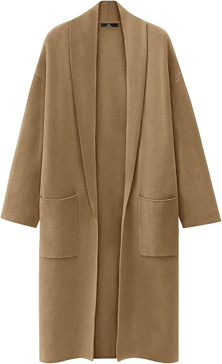 LILLUSORY Women's Oversized Long Cardigan Sweaters 2024 Fall Trendy Coatigan Jackets Knit Busines... | Amazon (US)