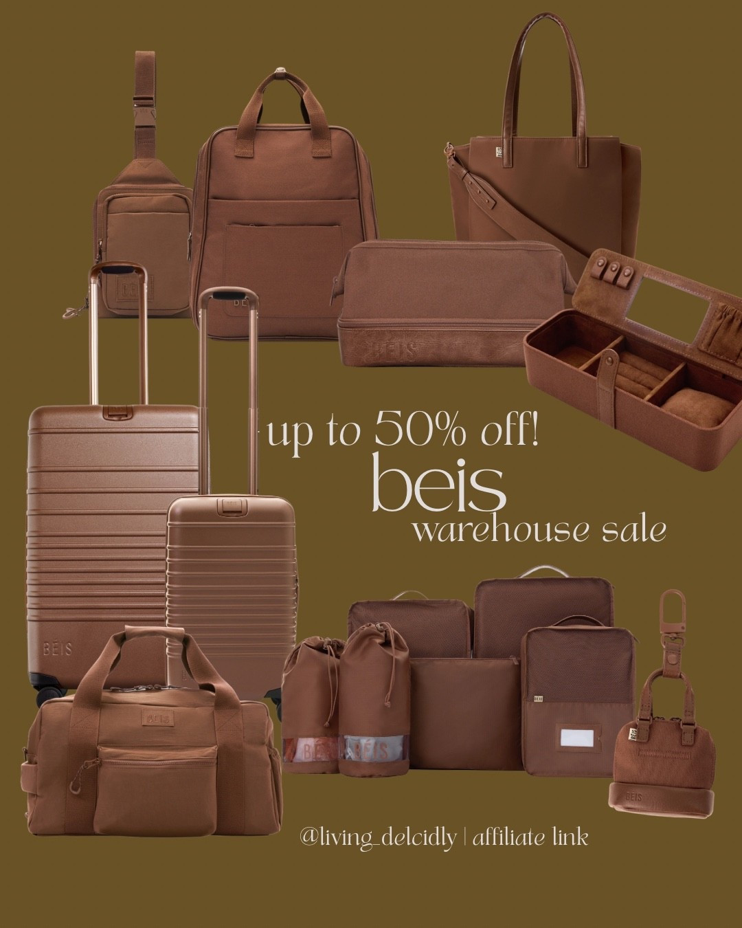 @beistravel  is having their WAREHOUSE SALE — up to 50% off!! 

Y’all know how much I love my BÉIS luggage — they’re my go-to any time I travel. The Maple collection will always be my fave! 🤌🏽 I own the large roller, weekender bag, & jewelry case but I’ve got a couple of things in my cart as well — I’m def taking advantage of this sale!

#LTKSaleAlert #LTKTravel