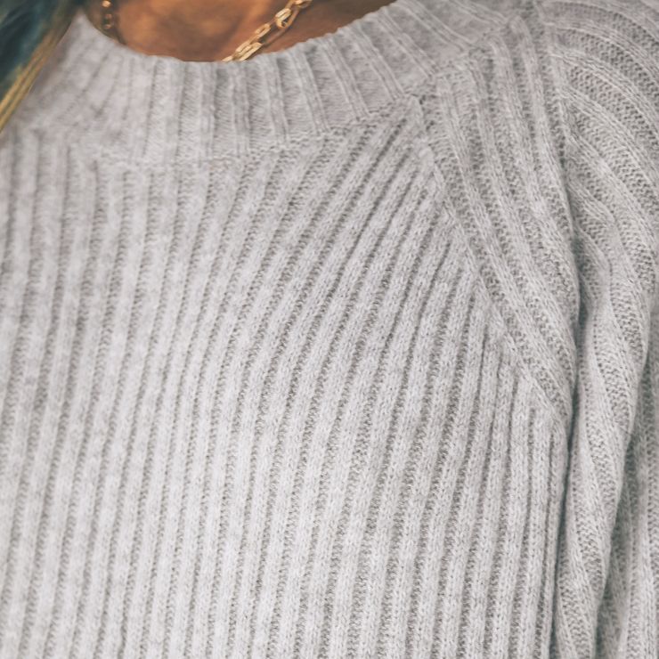 Women's Ribbed Raglan Sleeve Sweater - Cupshe | Target