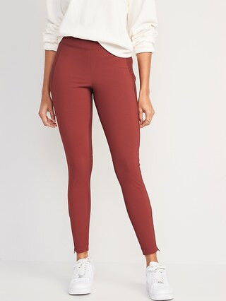 High-Waisted PowerSoft 7/8-Length Hybrid Cargo Leggings for Women | Old Navy (US)