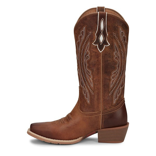 Women's Justin Brands Rein 12"" Western Boots Outdoor 11 Waxy Tan | Scheels