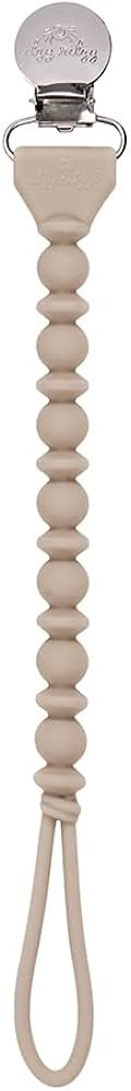 Itzy Ritzy Silicone Pacifier Clip; 100% Food Grade Silicone Pacifier Strap with Clip Keeps Pacifi... | Amazon (US)