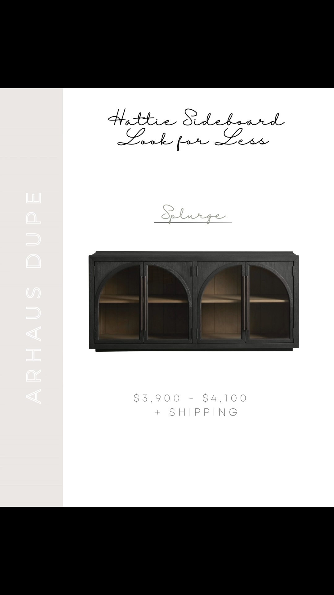 If you love the look of the Arhaus Hattie sideboard but don’t want to splurge, this is a great alternative! 

#LTKHome #LTKSaleAlert