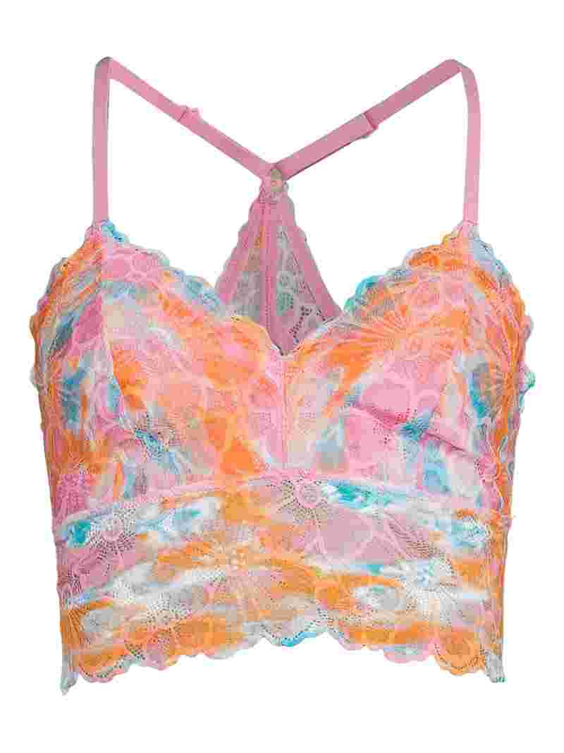 No Boundaries Bralette de Encaje Floral Largo para Jóvenes Tallas S-XXXL | Walmart (US)