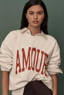 By Anthropologie Amour Sweatshirt | Anthropologie (US)