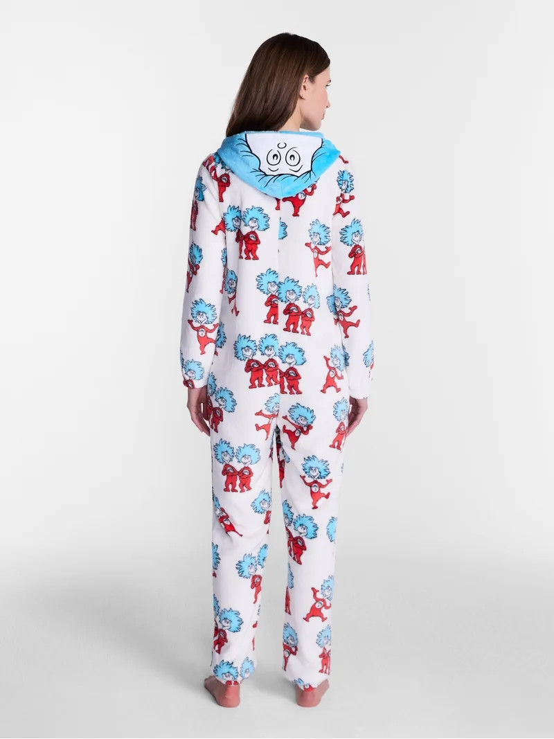 Dr. Seuss Cat in the Hat Women's Graphic Union Suit, Sizes XS-3X | Walmart (US)