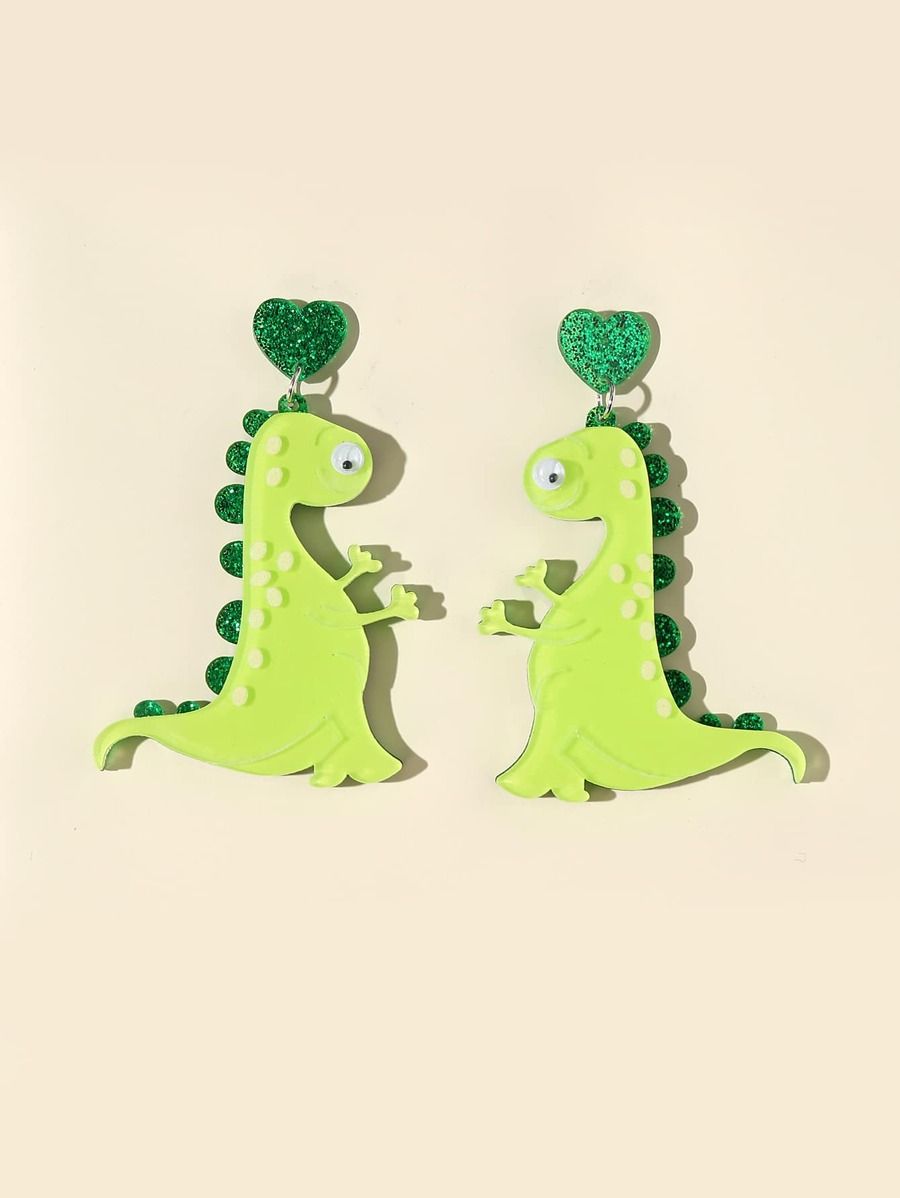 Cartoon Animal Design Drop Earrings SKU: swear18210316863(500+ Reviews)$1.70$1.62Join for an Excl... | SHEIN