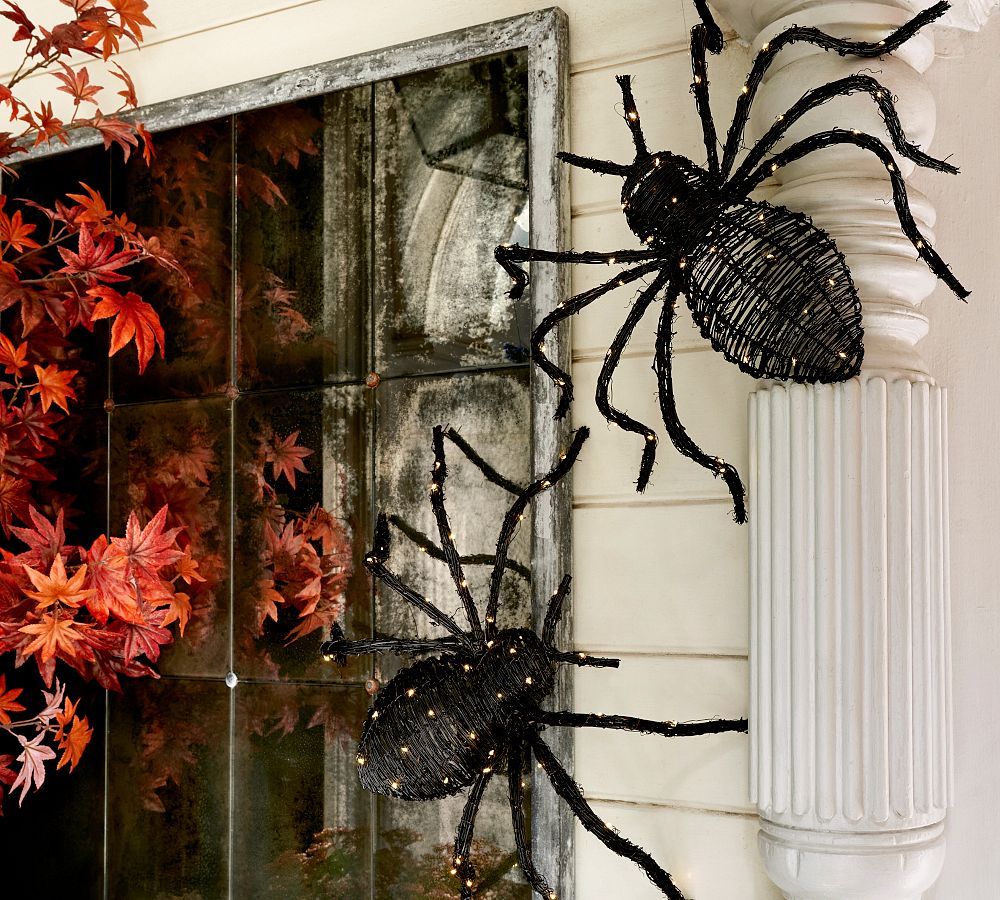 Lit Woven Spider PinterestFacebookXCopy Link Email Print | Pottery Barn (US)