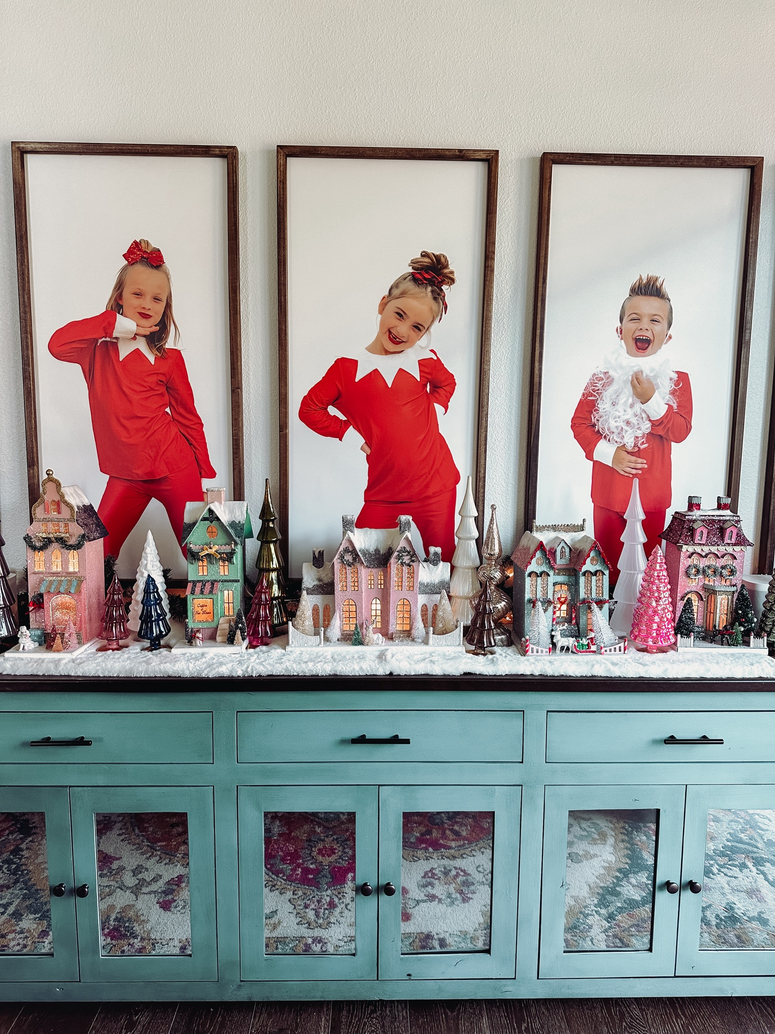 keepsake paper christmas houses and glass trees 

#LTKHoliday #LTKfamily #LTKhome