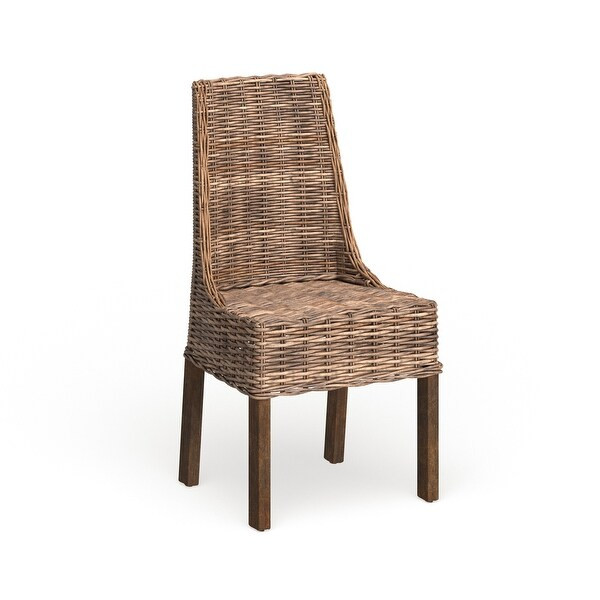 Safavieh Dining Rural Woven Suncoast Unfinished Natural Wicker Arm Chairs (Set of 2) - 20" x 24" ... | Bed Bath & Beyond