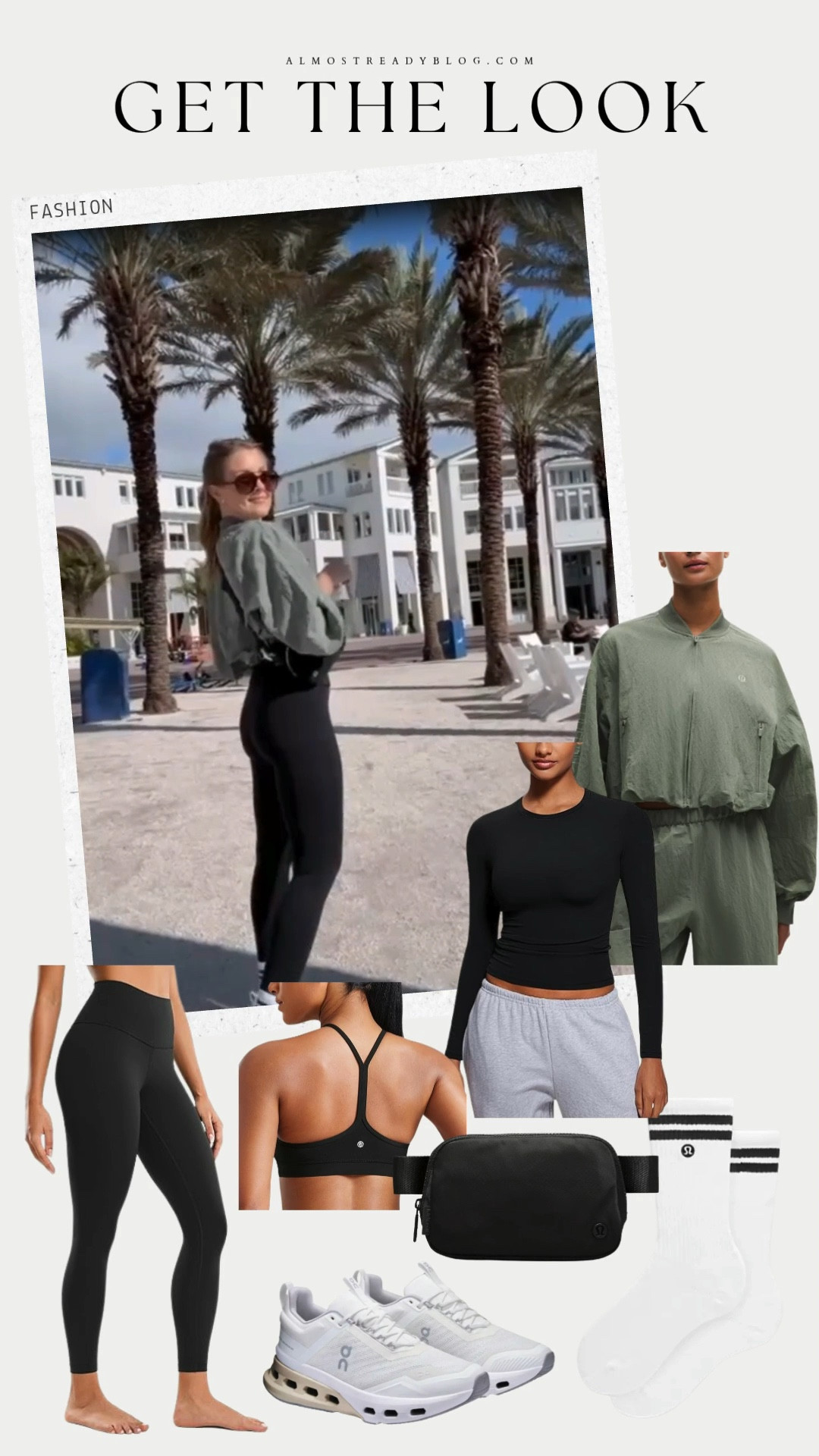 XS Lululemon jacket / Small Amazon top / Small sports bra / XS leggings 

Amazon activewear, Lululemon jacket, walking outfit, walking clothes gor women, athleisure outfit, amanda west, almost ready blog.

#LTKActive #LTKOver40