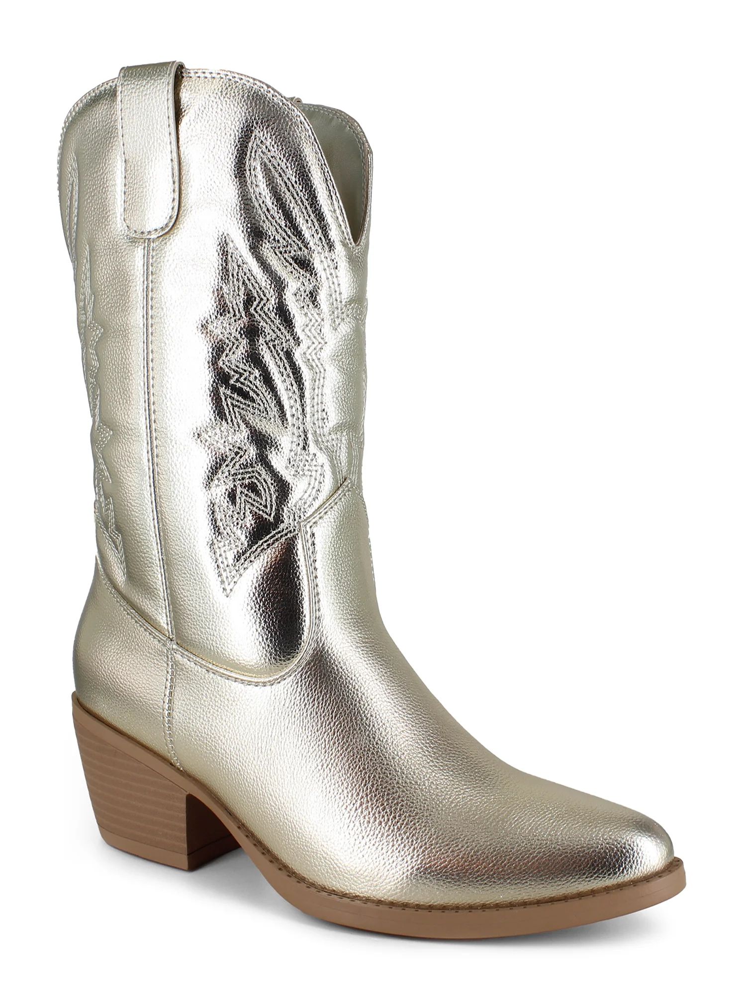 Unionbay Women's Dolly Cowboy Boots, Sizes 6-11 - Walmart.com | Walmart (US)