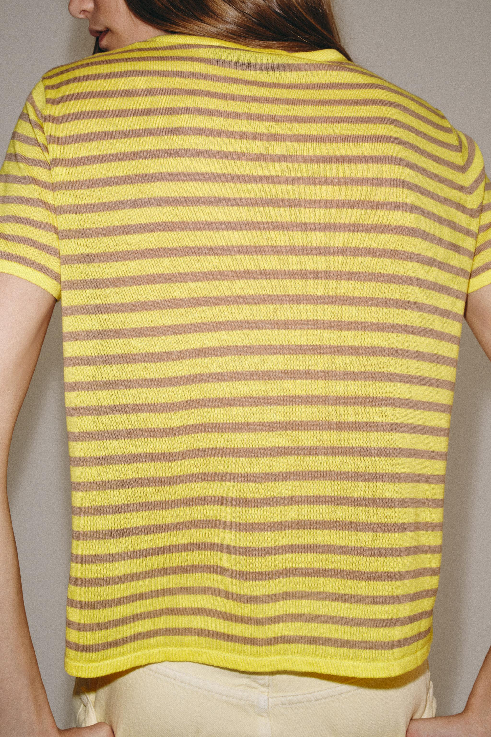STRIPED KNIT TOP | Zara US