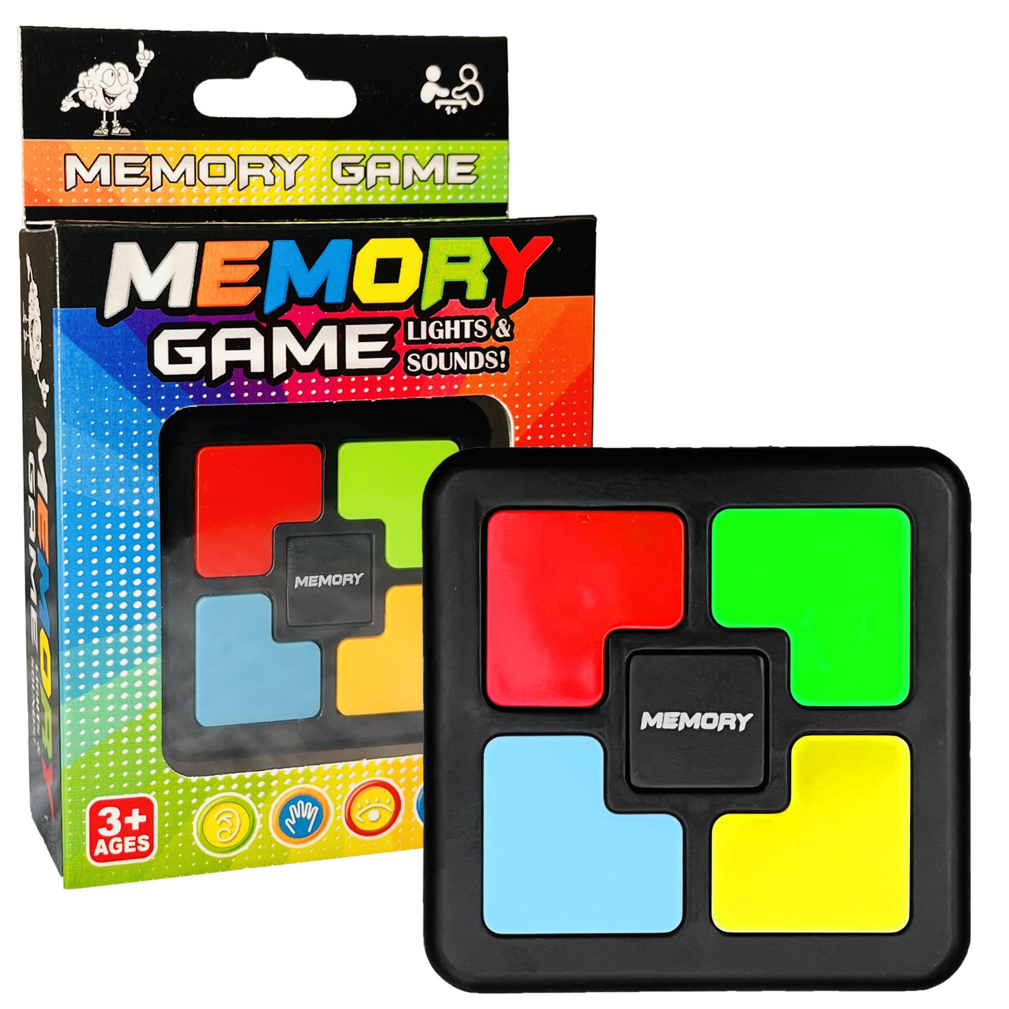 Light Up Memory Game Handheld Electronic Toys Color Memorizing Classic Board Games Quiz Game with... | Amazon (US)
