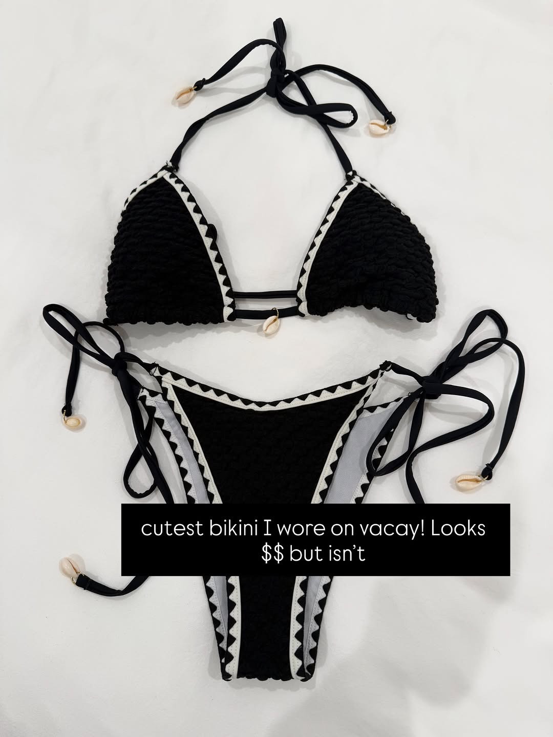 Love this Amazon bikini looks expensive, but isn’t great quality and cute detail details

#LTKootd #LTKPetite #LTKSwim