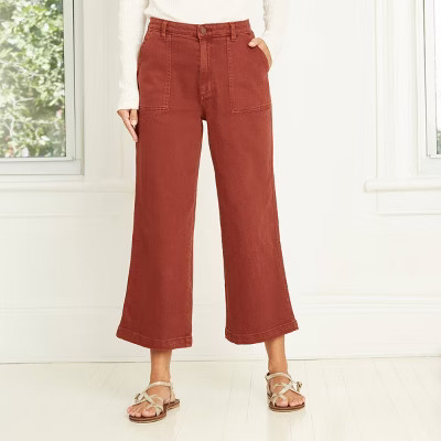 Women's High-Rise Wide Leg Cropped Jeans - Universal Thread™ | Target