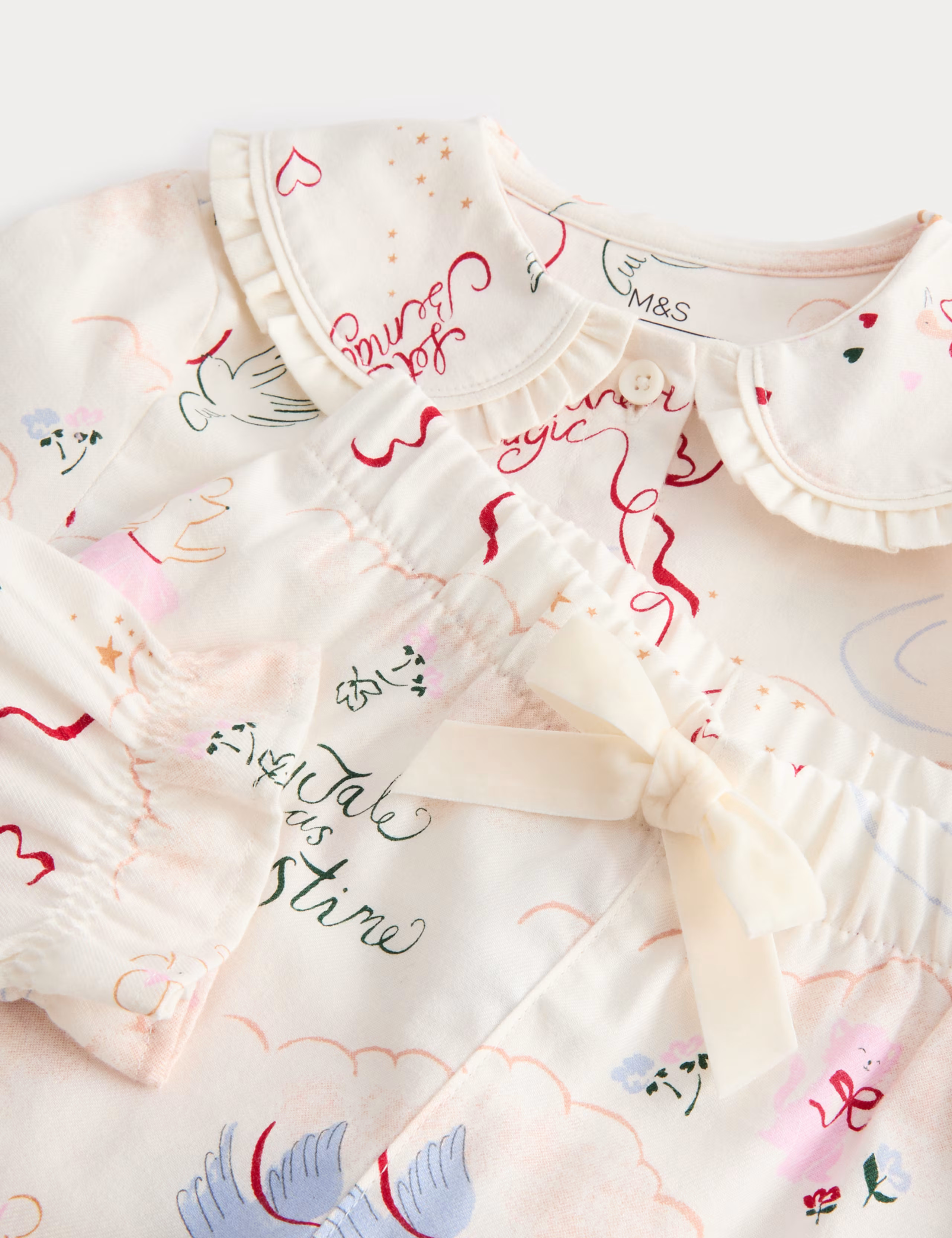 Pure Cotton Fairytale Print Pyjamas (0-8 Yrs) | Marks & Spencer (UK)