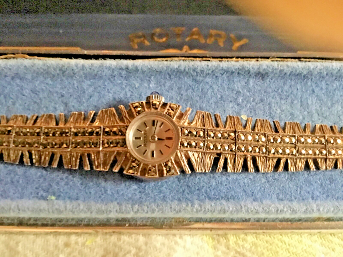 ROTARY SOLID SILVER AND MARCASITE LADIES COCKTAIL WRIST WATCH  | eBay Australia | eBay AU