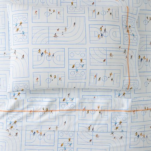 Kids Varsity Team Sheet Set | West Elm (US)