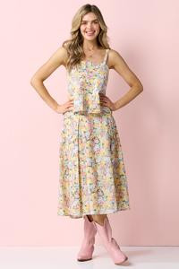 Multi Floral Eyelet Skirt | Cato Fashions