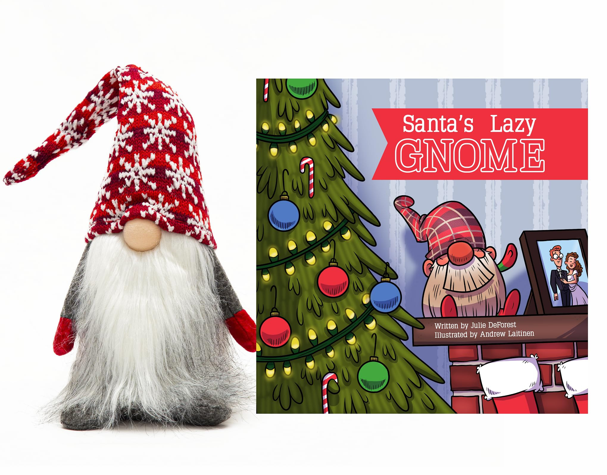Santa's Lazy Gnome |The Lazy Alternative to The Elf | Book & Snowflake Gnome | Amazon (US)