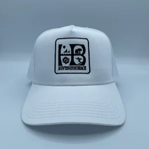 Huntington Beach Embroidered Trucker Hat. - Etsy | Etsy (US)