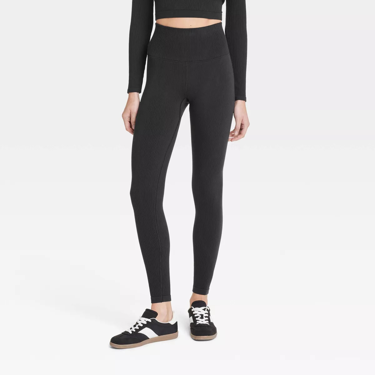 Women's Seamless High-Rise Ribbed Leggings - All In Motion™ | Target