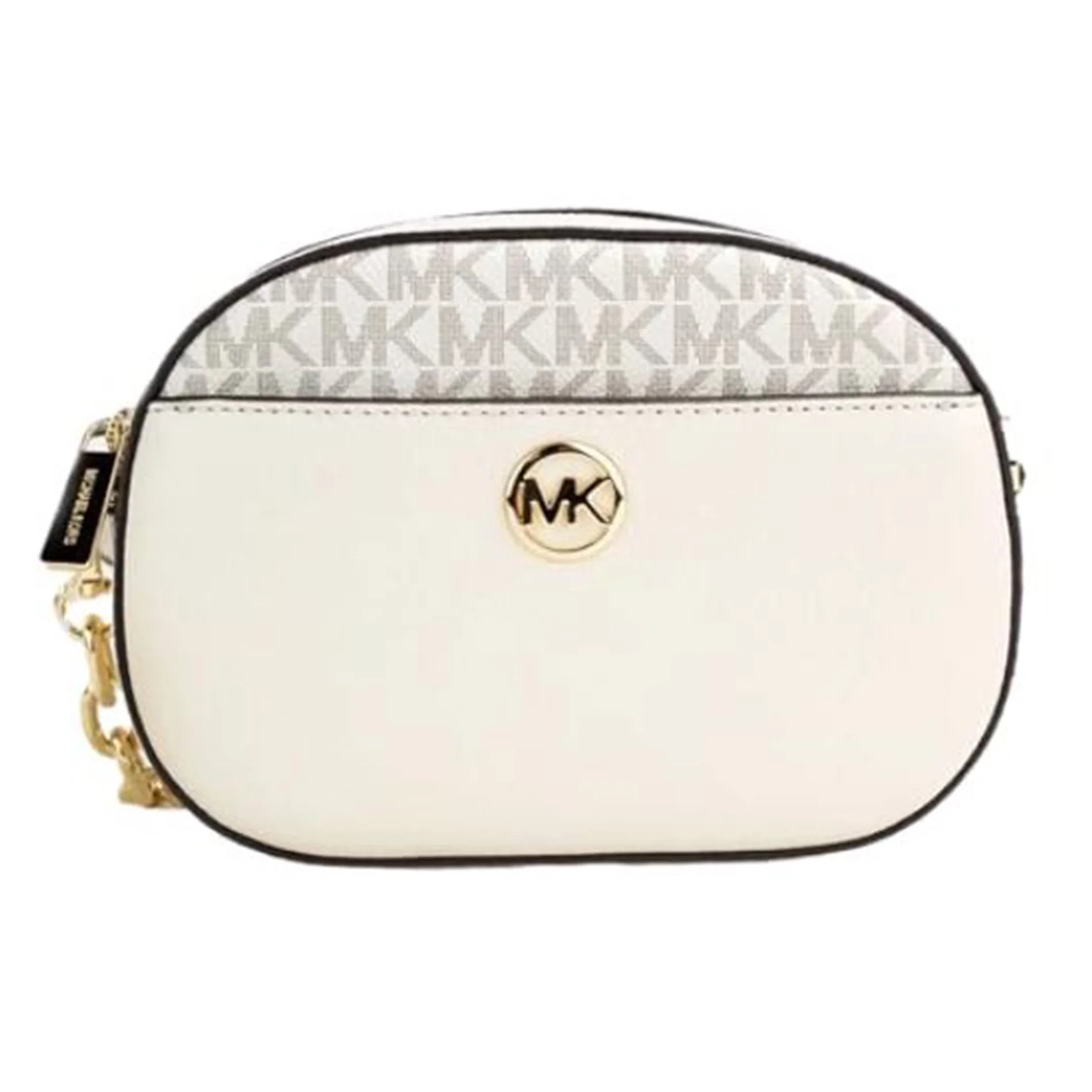 Michael Kors Womens Jet Set Glam Small Oval Crossbody Bag (Light Cream)35S3G8GC1B-ltcream | Walmart (US)