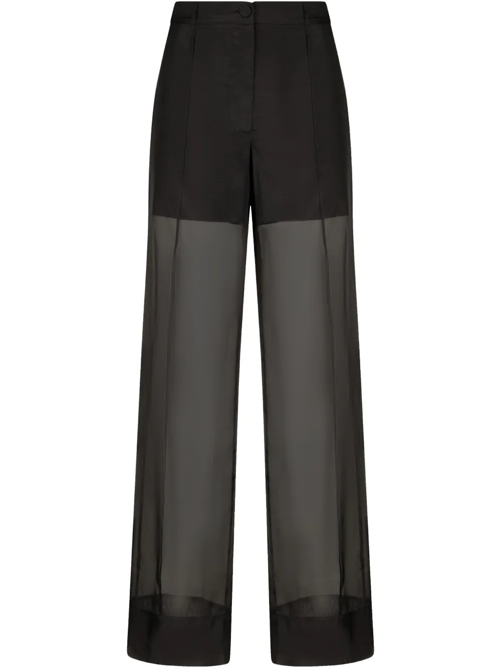 organza straight-leg trousers | Farfetch Global