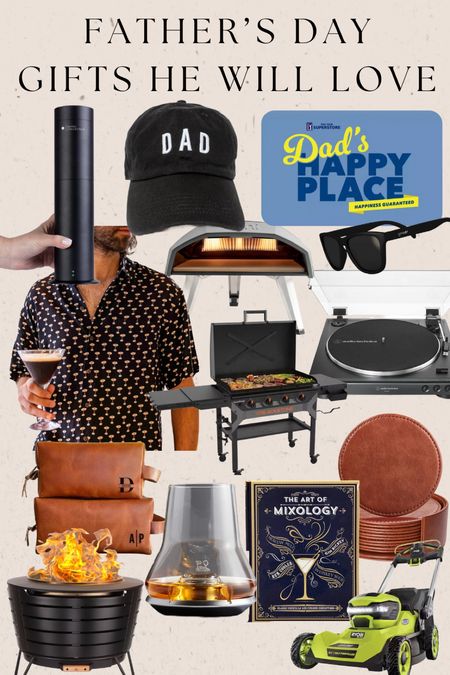 Fathers Day Gift Guide
golf hat grill pizza oven travel shirt bar whiskey griddle dad

#LTKSaleAlert #LTKGiftGuide #LTKMens