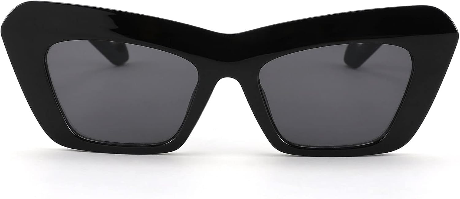 Karsaer Vision Retro Vintage Cateye Square Sunglasses Plastic Frame 90s sunglasses Stylish Classi... | Amazon (US)