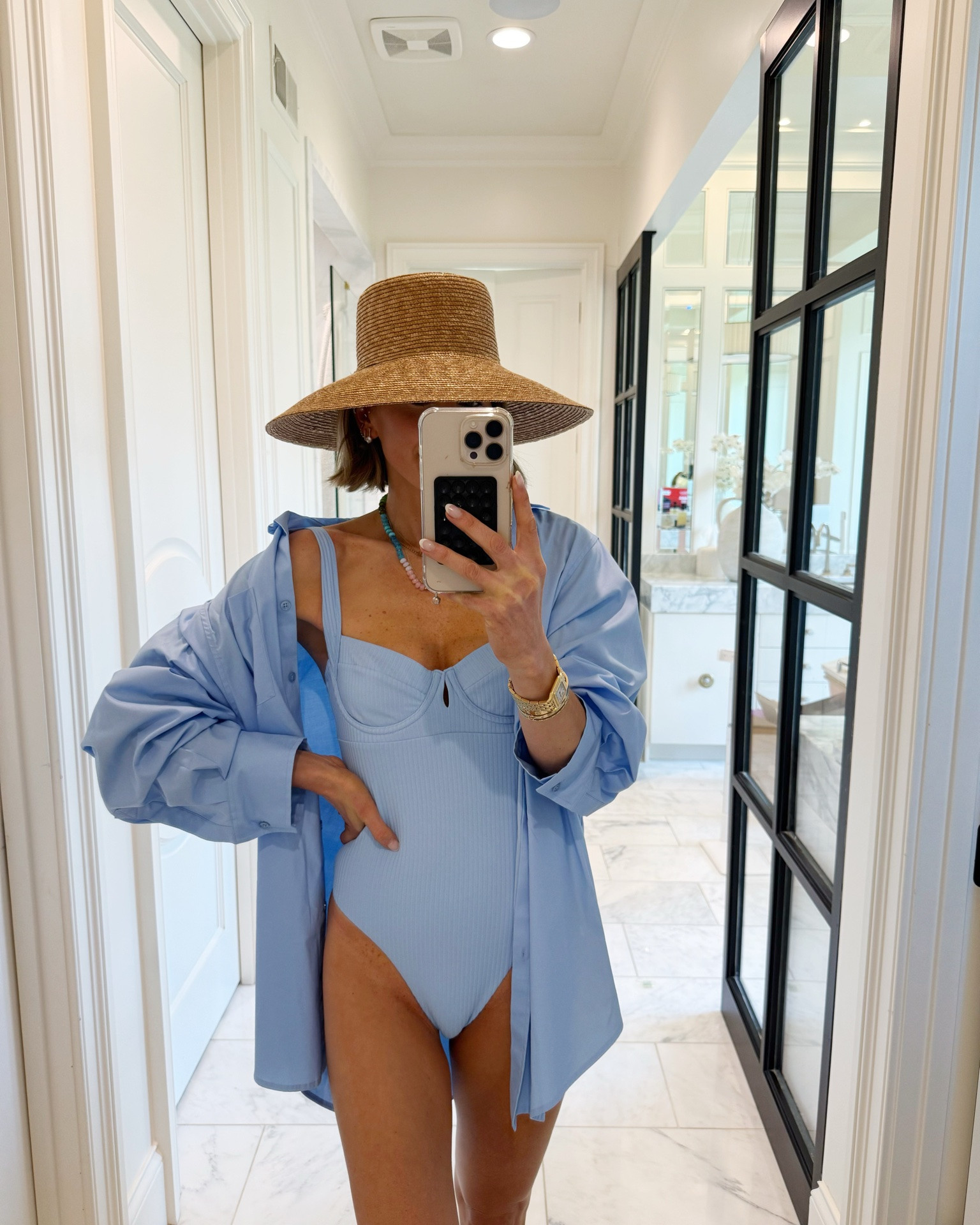 Swimsuit and matching cover up - fits tts