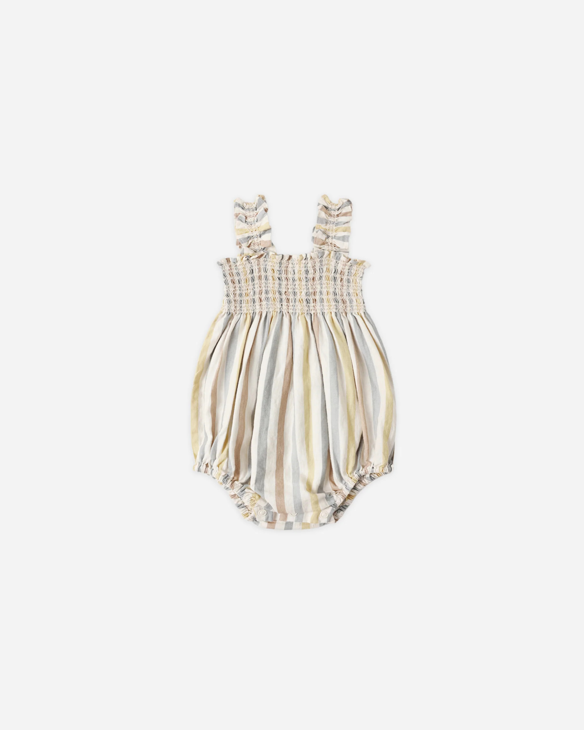 Julia Romper Valencia Stripe | Rylee + Cru