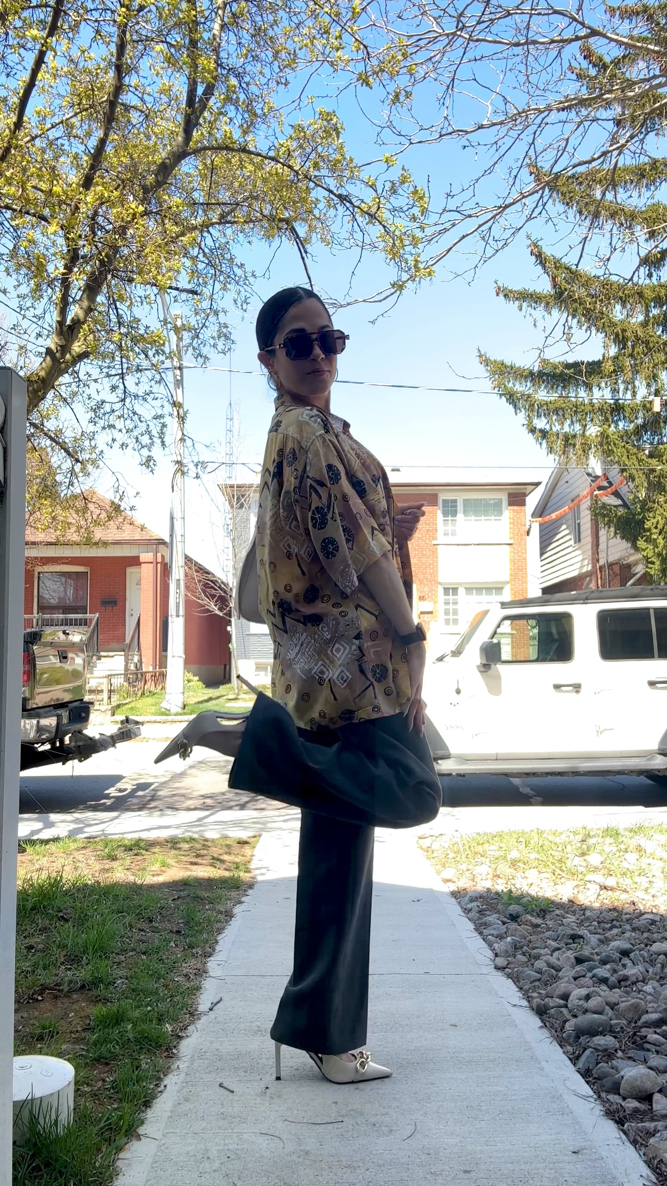 I was inspired to deal with the grief of losing my grandfather through fashion by Amy Shio (@lesbest). The shirt is vintage from him but I encourage you to shop second hand whenever possible because I’m digging this whole vibe.

The shoes are Zara from a year or two ago but I found the exact style on Amazon.

#LTKstyletip #LTKVideo #LTKworkwear