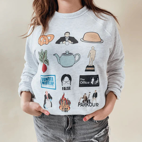 The Office - Clipart Crewneck | Mountain Moverz