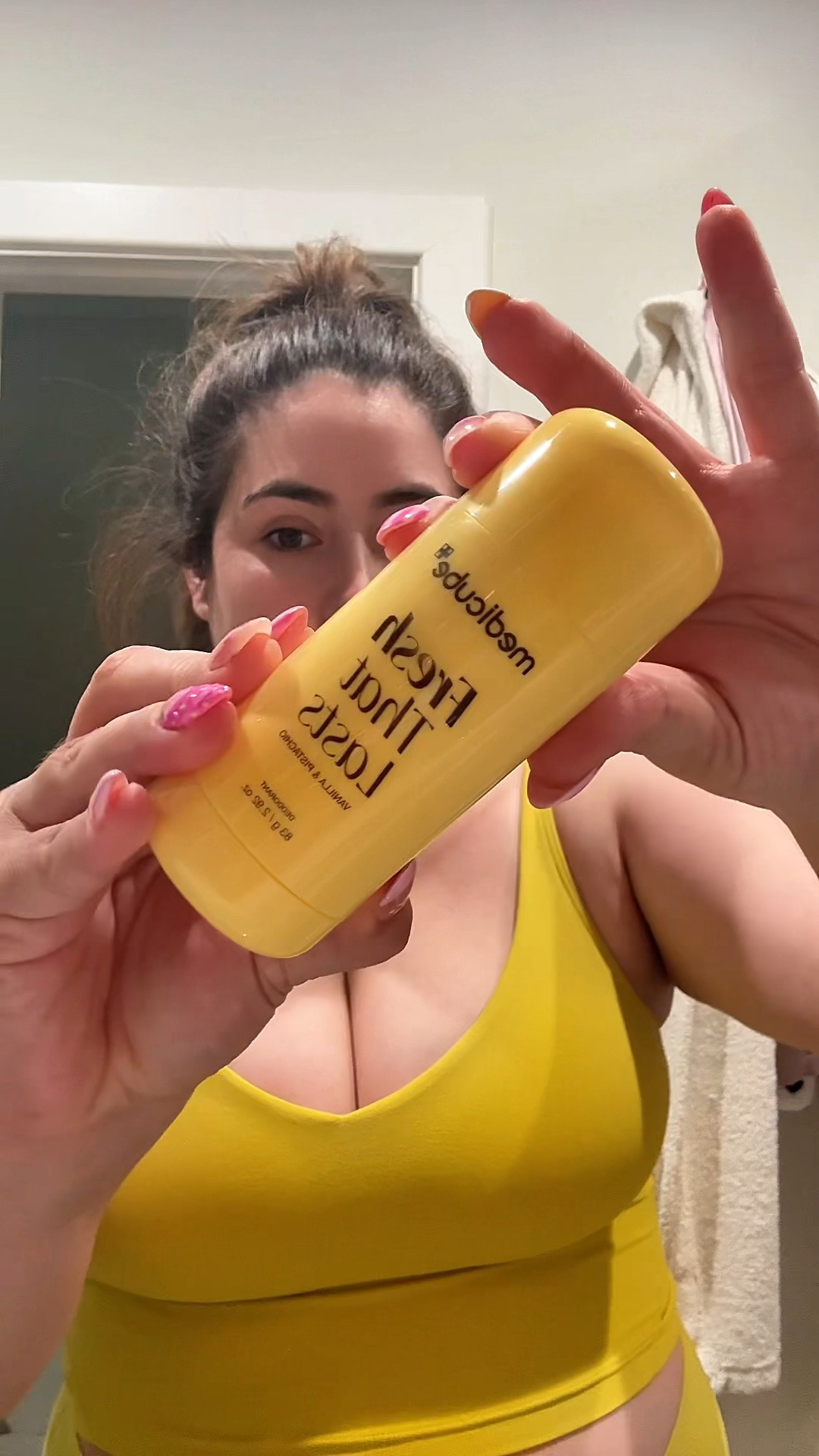 I bought this deoderant on a whim and I'm so glad that I did! FINALLY, I smell fun and feminine and don't have to worry about sweating through my clothes or worry about nervous sweat
This one is worth the try!
#medicubeskincare #medicubedeodorant #womensdeodorant #womensfragrance

#LTKdayinmylife #LTKfitnessgoals #LTKmorningroutine