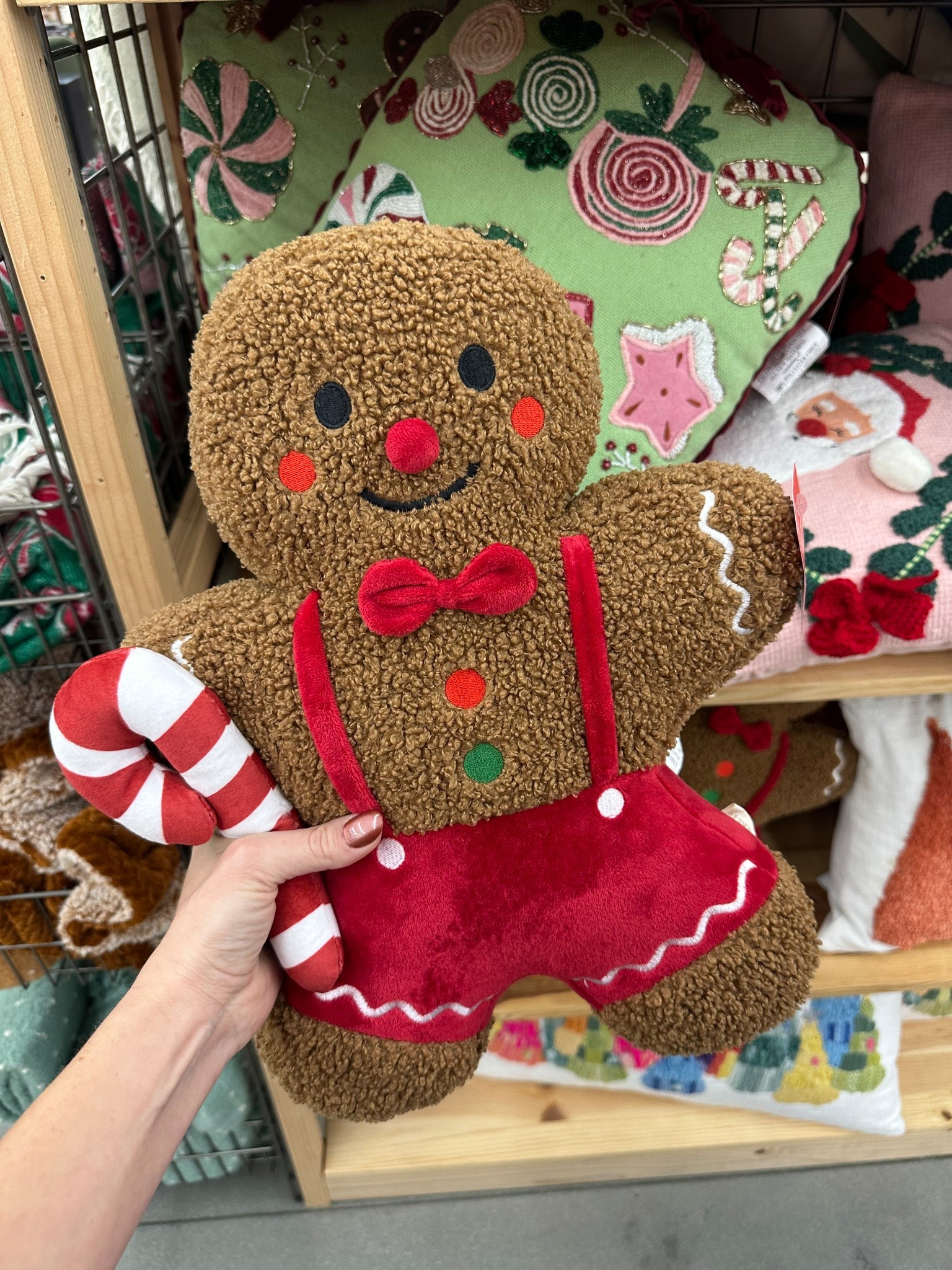 Gingerbread pillow decor 

#LTKGiftGuide #LTKHoliday #LTKgrwm