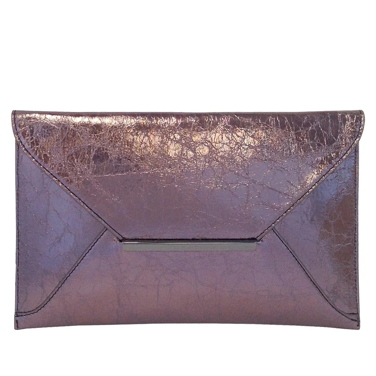 New Crushed Metallic Envelope Clutch - Walmart.com | Walmart (US)