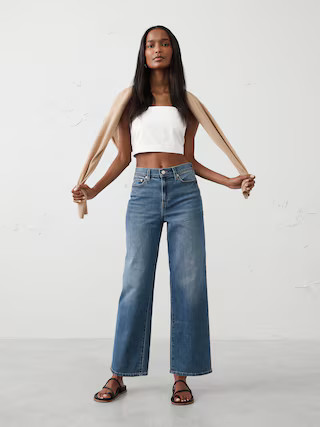 Straight High-Rise Jean | Banana Republic Factory