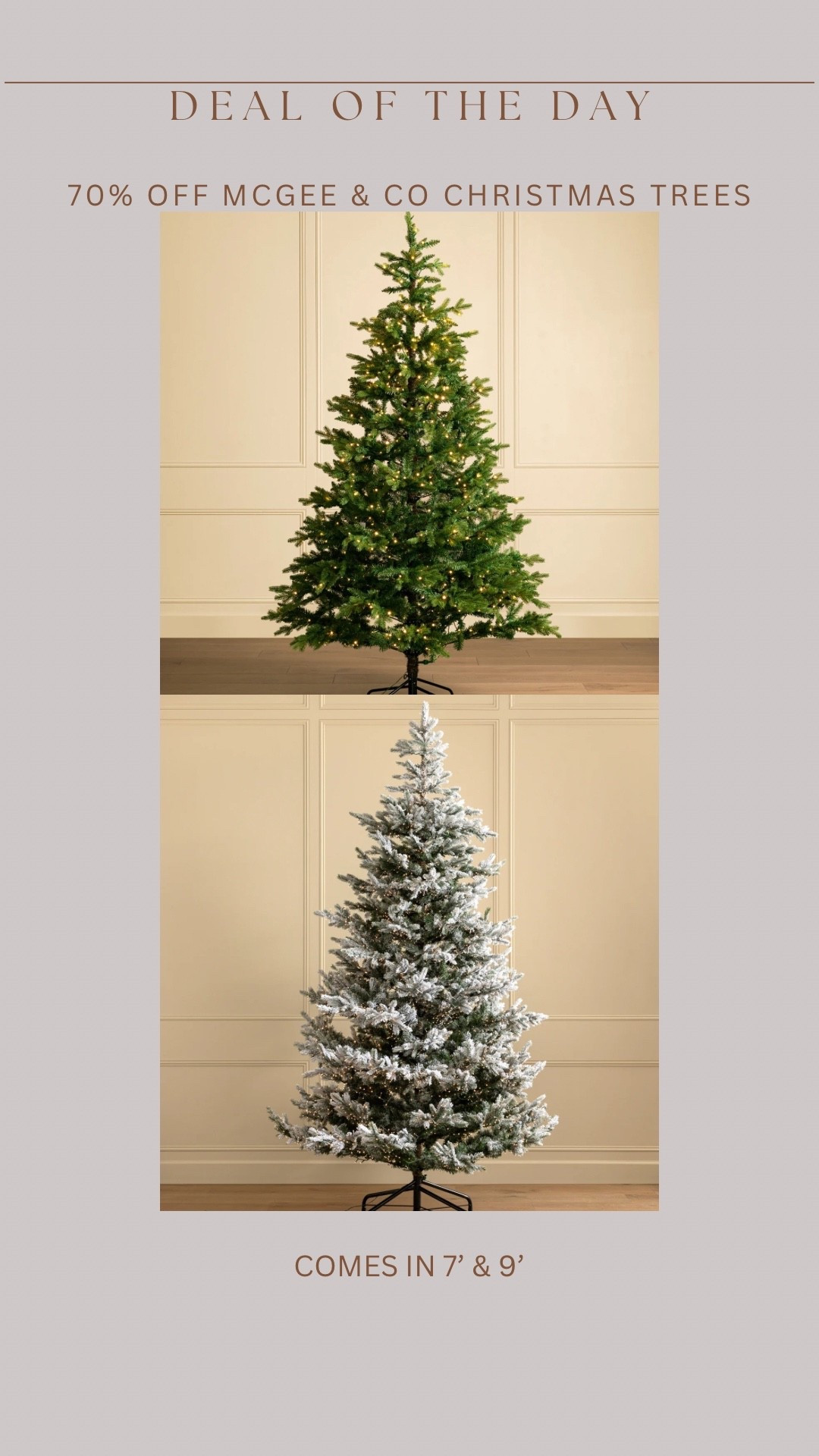 🤯🚨🎄 two different designer McGee & Co Christmas trees are 70% off right now!!!! These will sellout quickly 

#LTKHoliday #LTKSaleAlert #LTKSeasonal