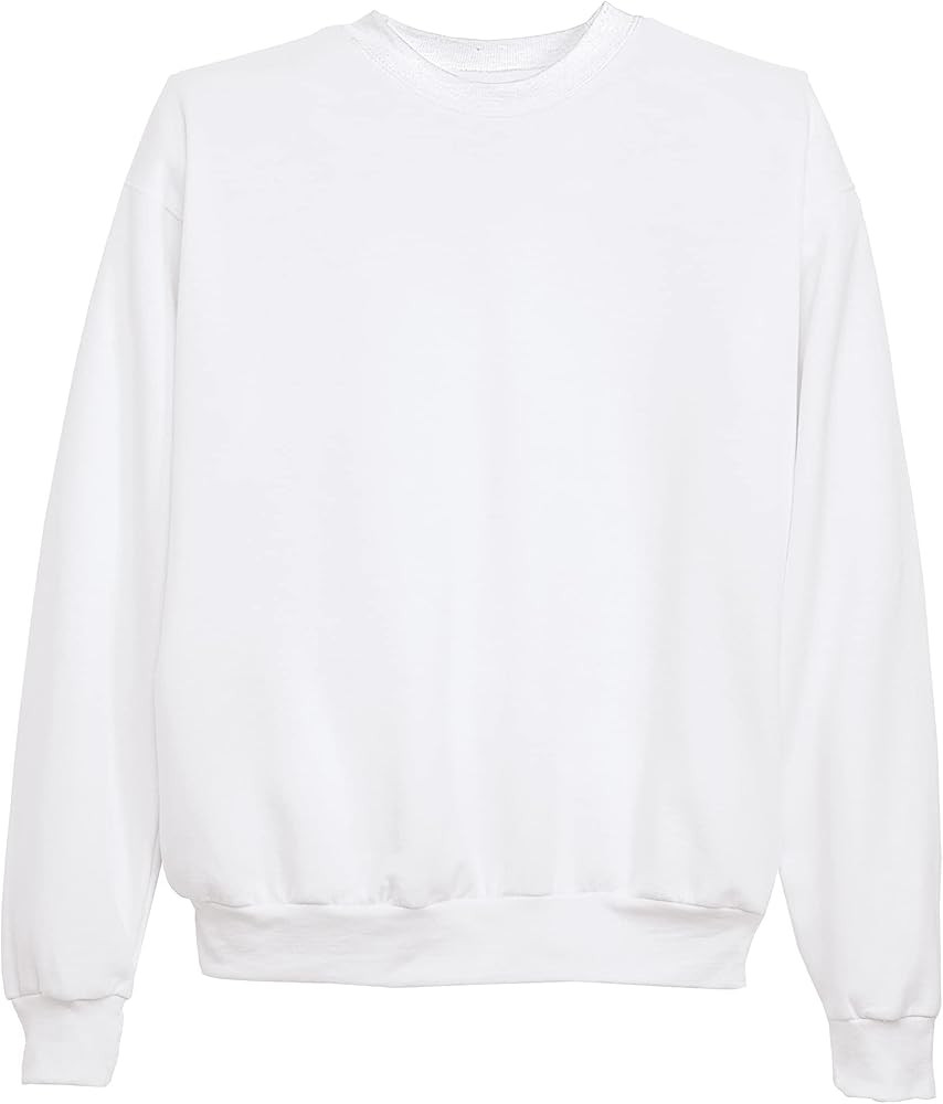 Hanes Men's Ecosmart Fleece Sweatshirt, Cotton-blend Pullover, Crewneck Sweatshirt for Men, 1 Or ... | Amazon (US)