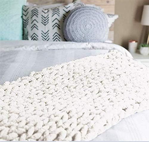 Abound Chunky Knit Throw Blanket - 50"x60" - Beautiful Home Decor - Soft Chenille Yarn - Couch, B... | Amazon (US)