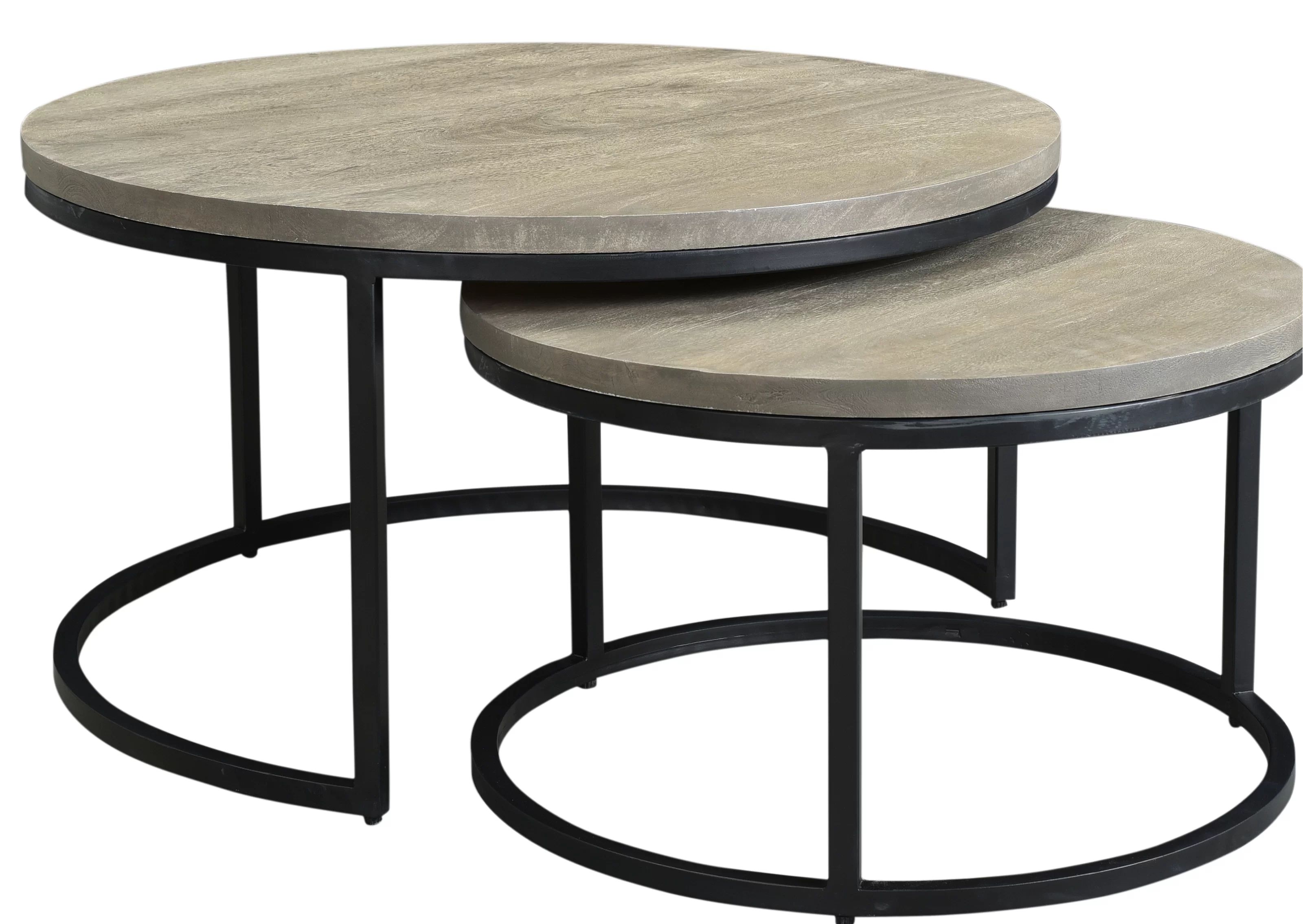 Kendall Solid Wood Frame Nesting Tables | Wayfair North America