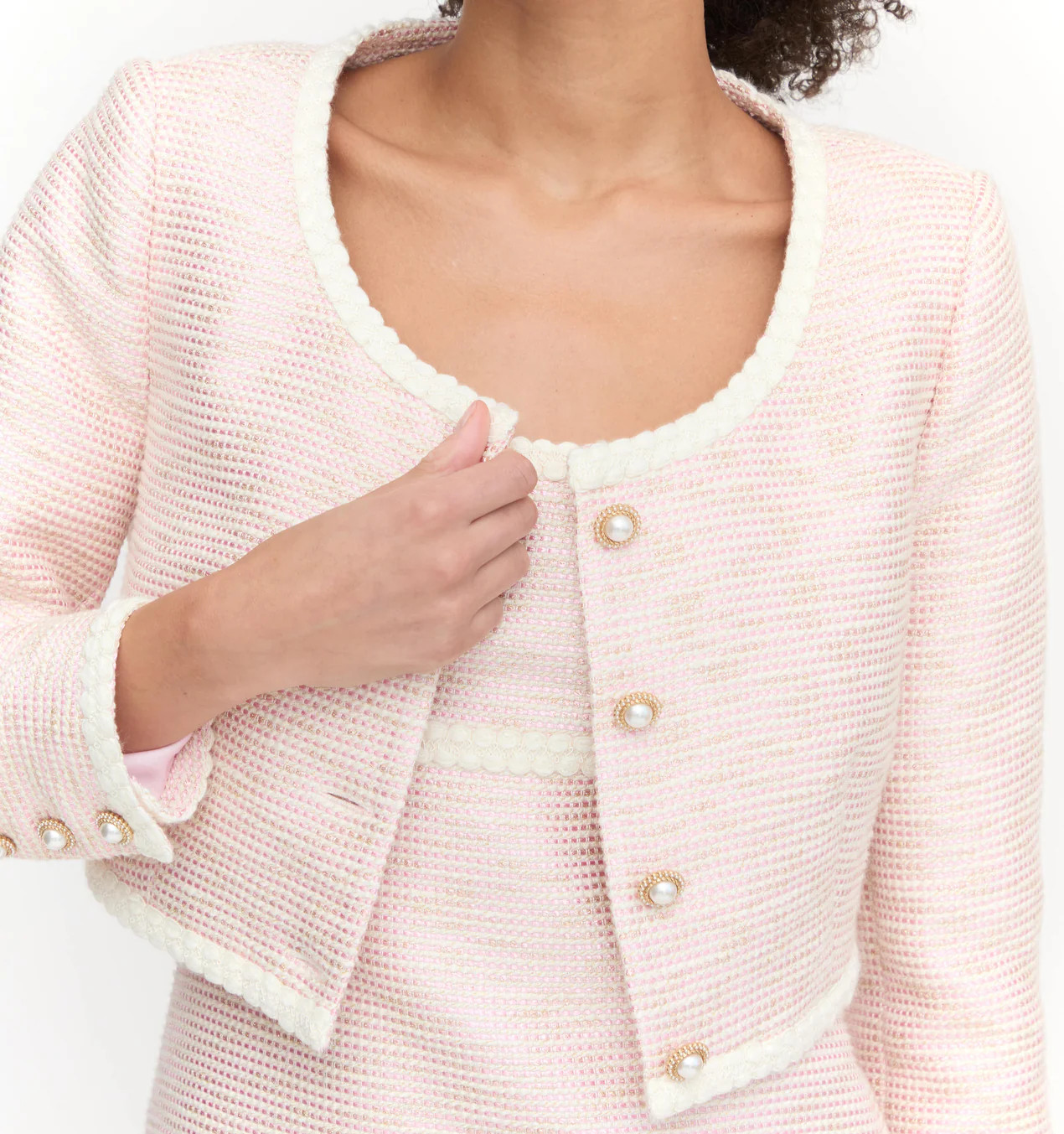 The Bernadette Jacket - Rose Tweed | Hill House Home US